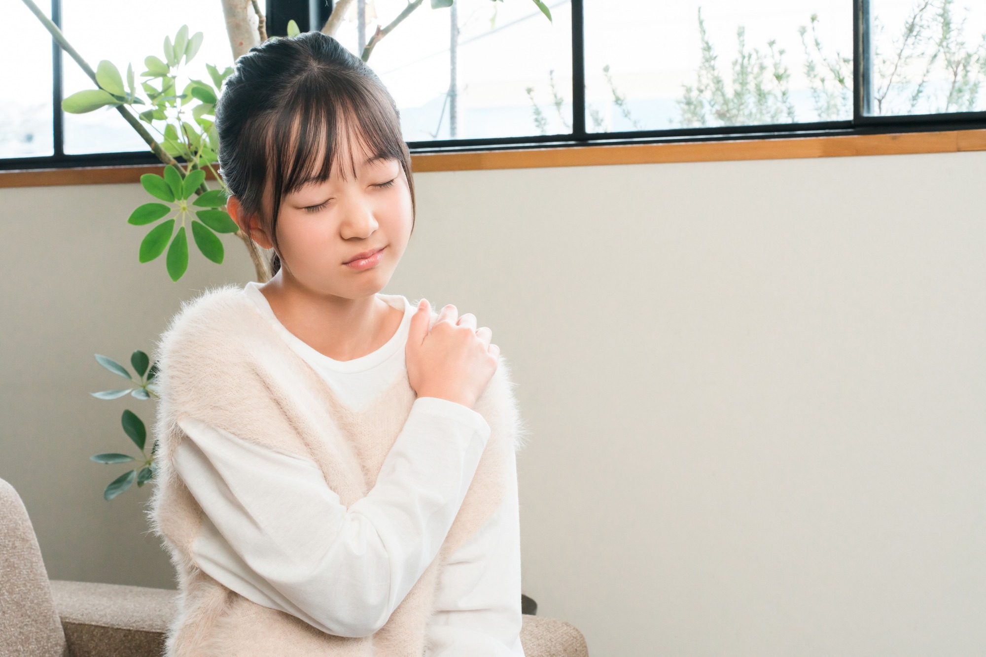 運動不足による身体の不調を感じるお子さん